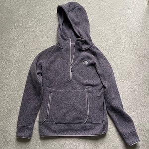 North Face Lavender Zip Up Hoodie Size S